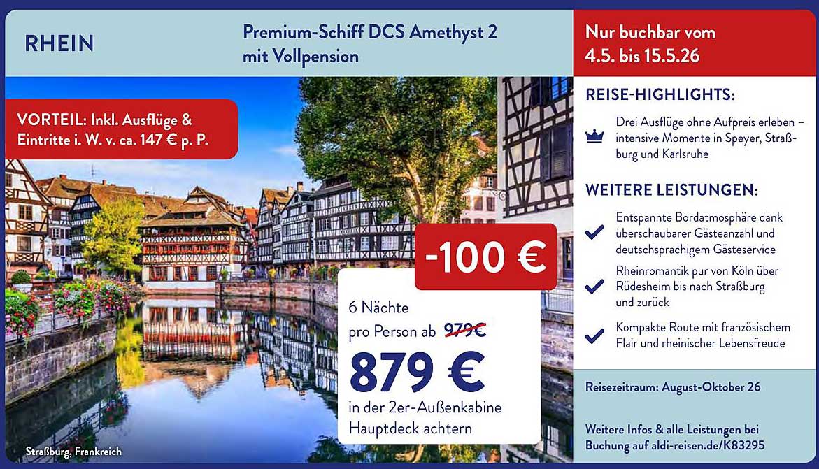Premium-Schiff DCS Amethyst 2 mit Vollpension