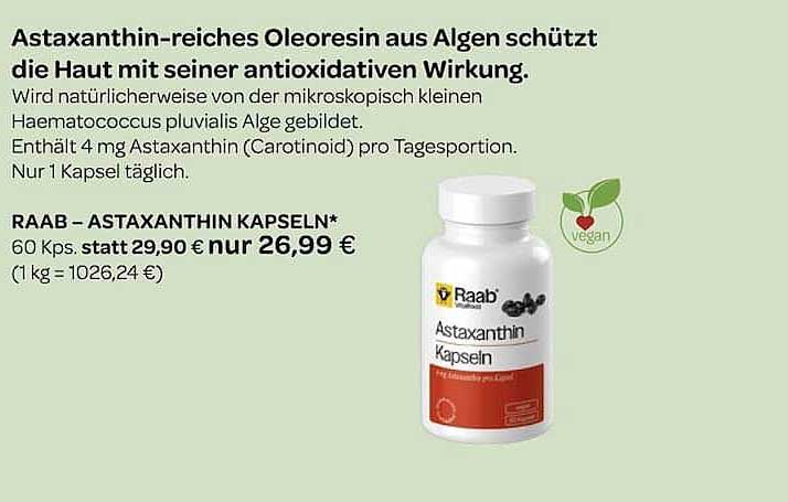 RAAB – ASTAXANTHIN KAPSELN*