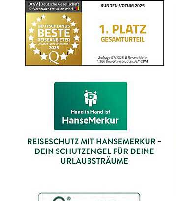 REISESCHUTZ MIT HANSEMERKUR - DEIN SCHUTZENGEL FÜR DEINE URLAUBSTRÄUME