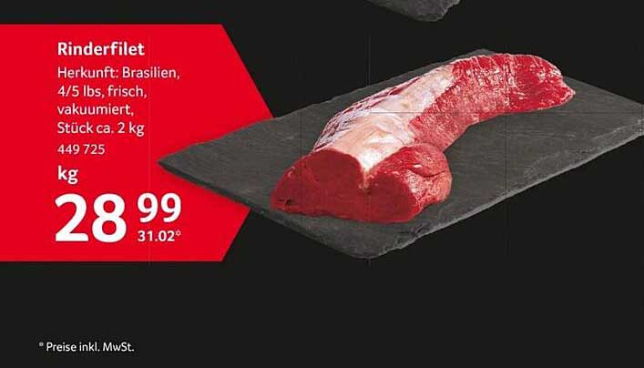 Rinderfilet