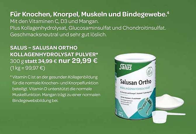 SALUS – SALUSAN ORTHO KOLLAGENHYDROLYSAT PULVER*
