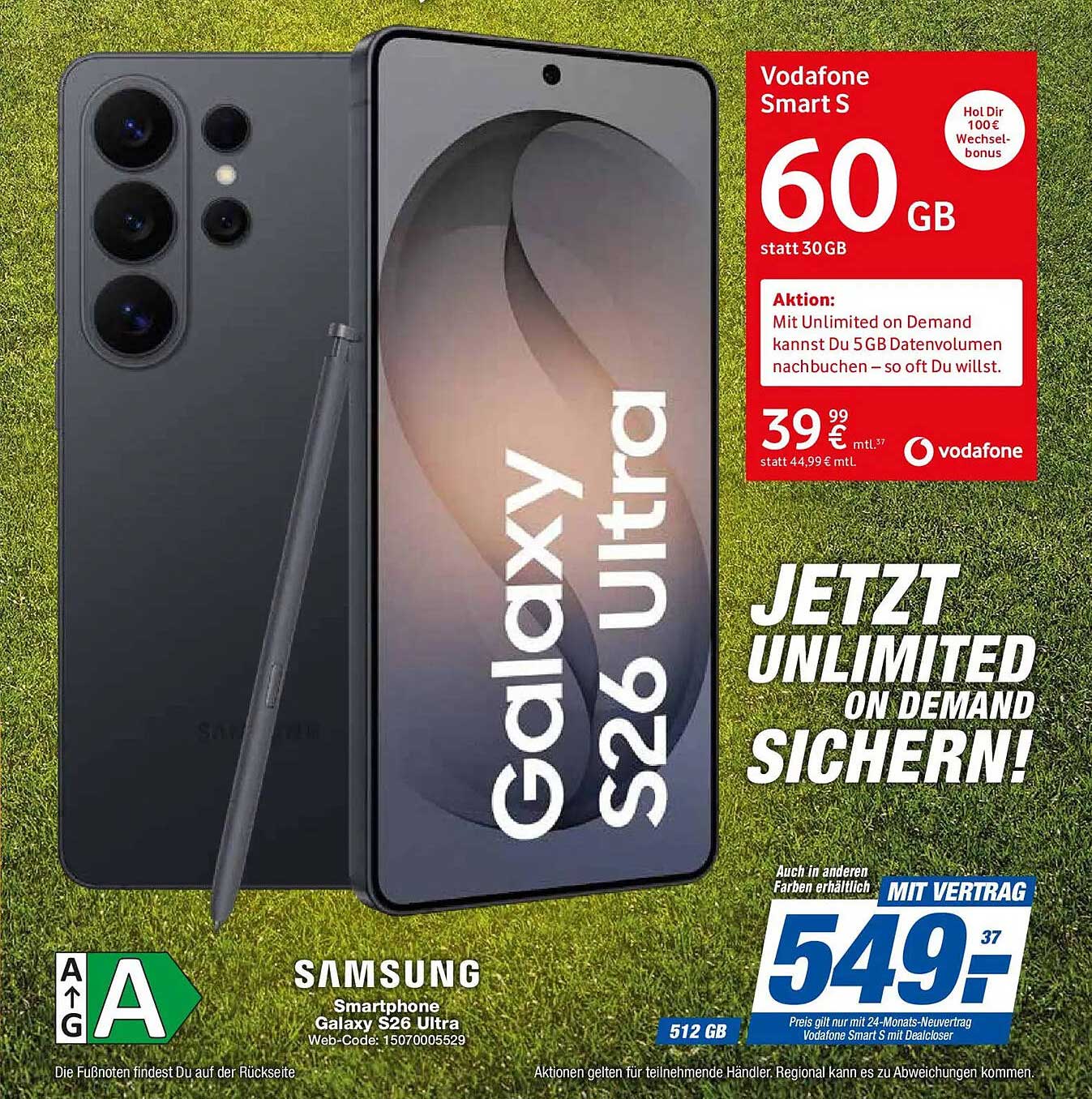 SAMSUNG Smartphone Galaxy S26 Ultra