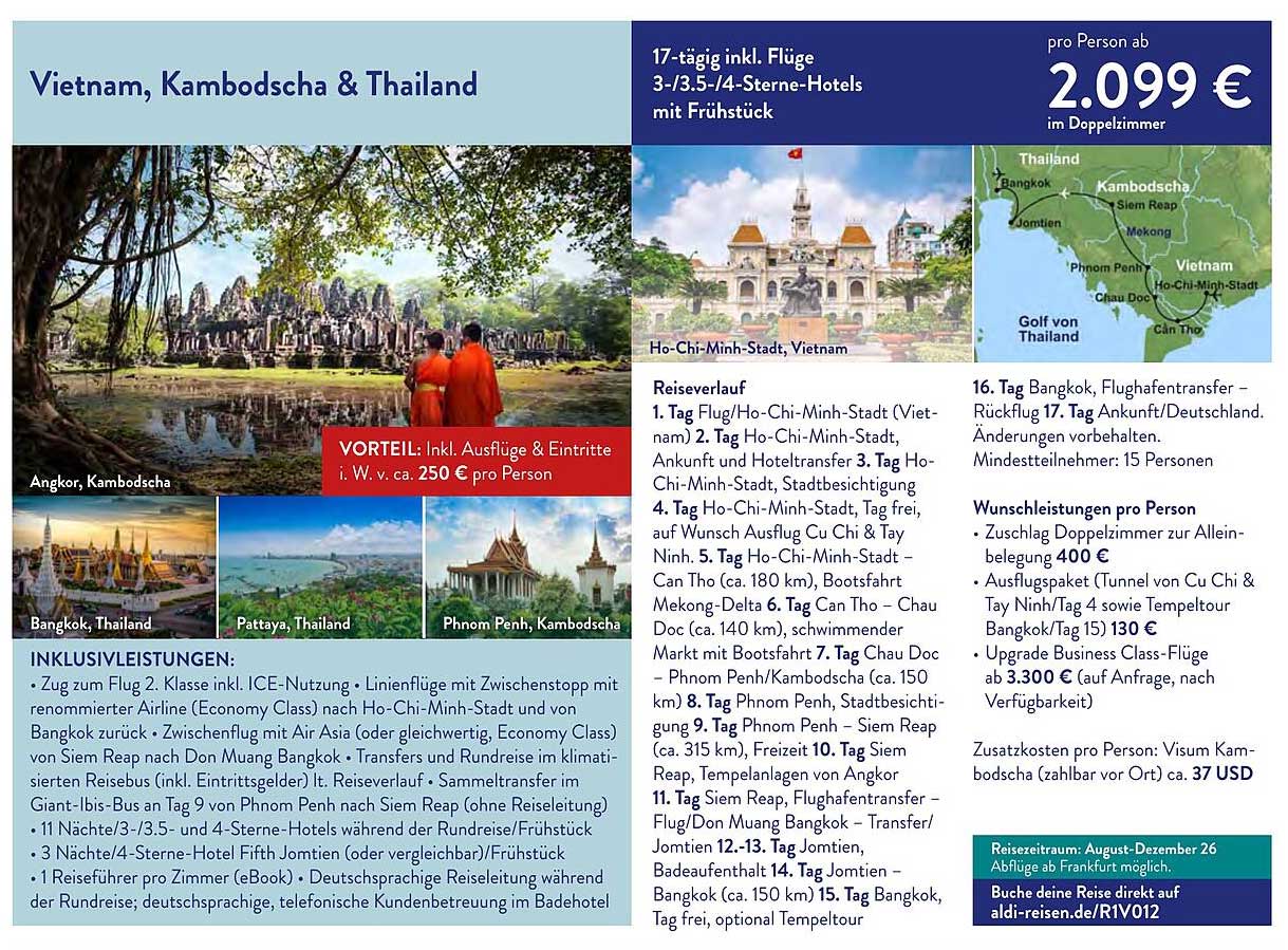 Vietnam, Kambodscha & Thailand