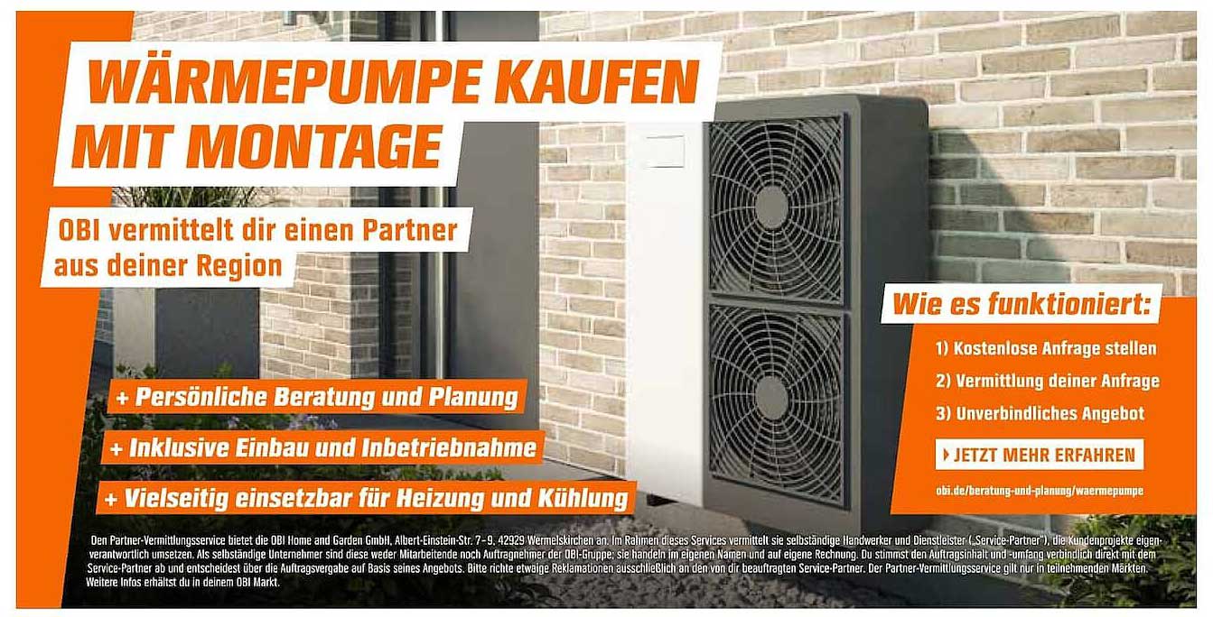WÄRMEPUMPE KAUFEN MIT MONTAGE
