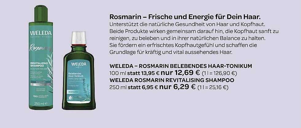 WELEDA – ROSMARIN BELEBENDES HAAR-TONIKUM