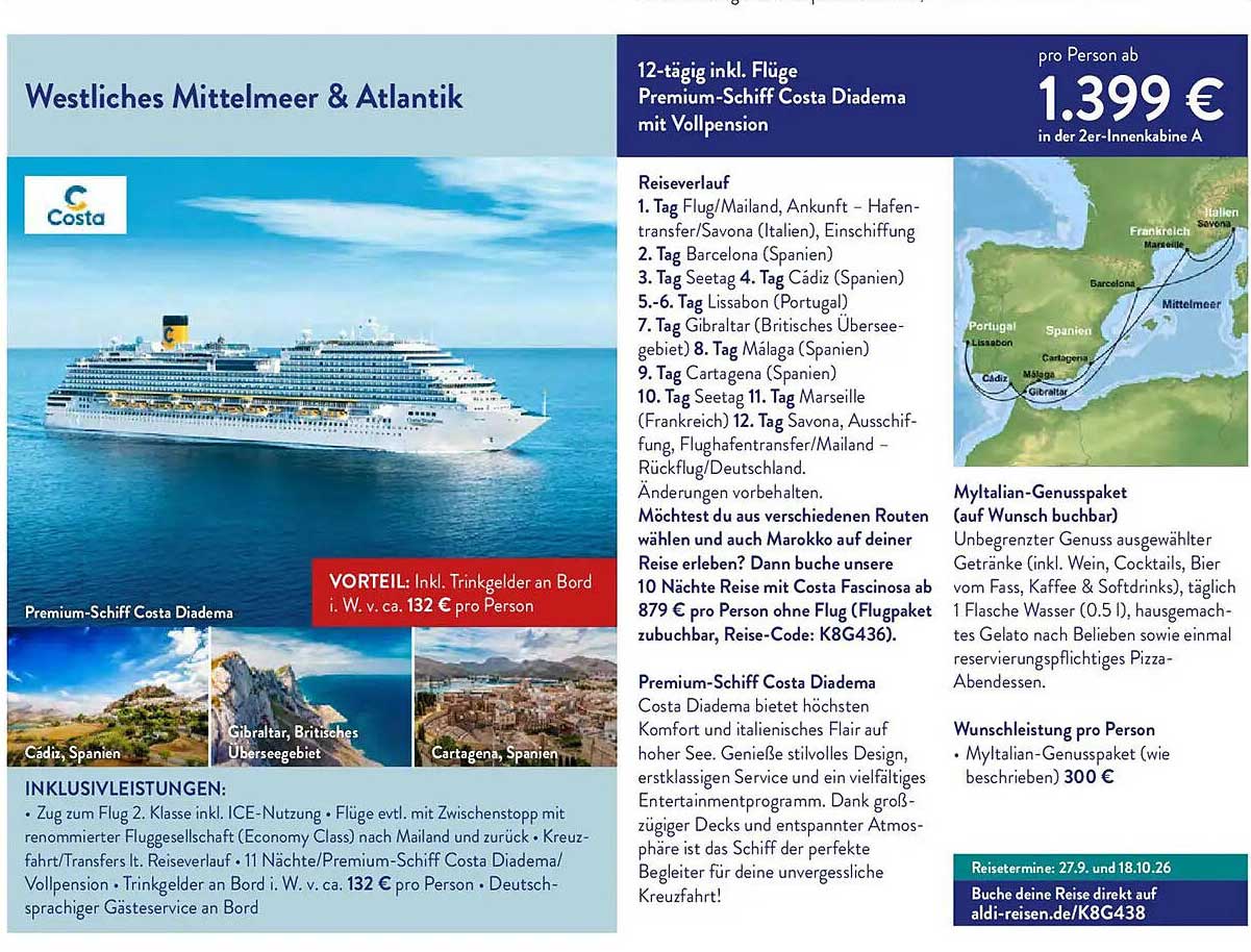 Westliches Mittelmeer & Atlantik