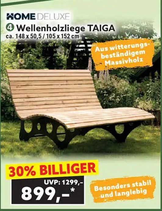 4 Wellenholzliege TAIGA