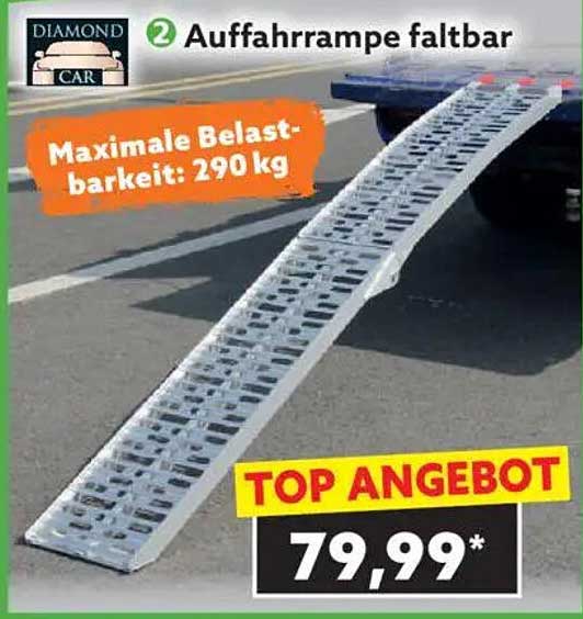 Auffahrrampe faltbar – Maximal belastbar bis 290 kg