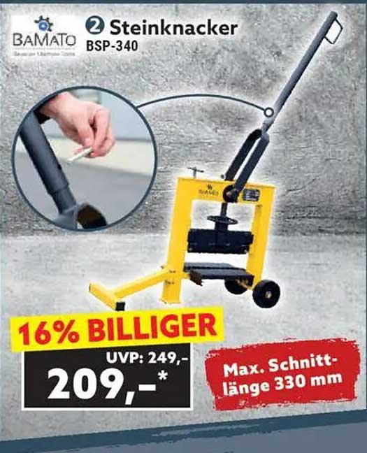 Bamato Steinknacker BSP-340 - 16% Rabatt