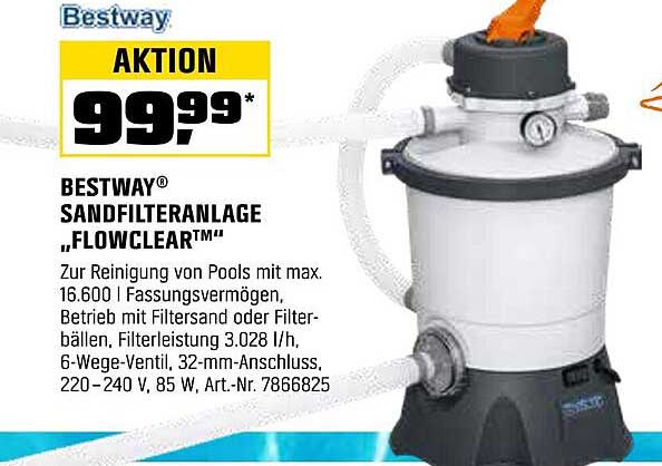 BESTWAY® SANDFILTERANLAGE „FLOWCLEAR™“