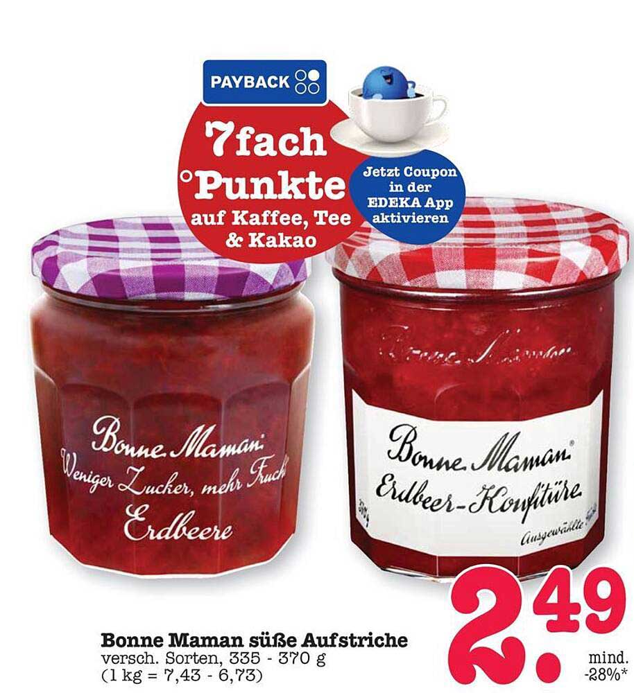 Bonne Maman süße Aufstriche, versch. Sorten, 335 - 370 g