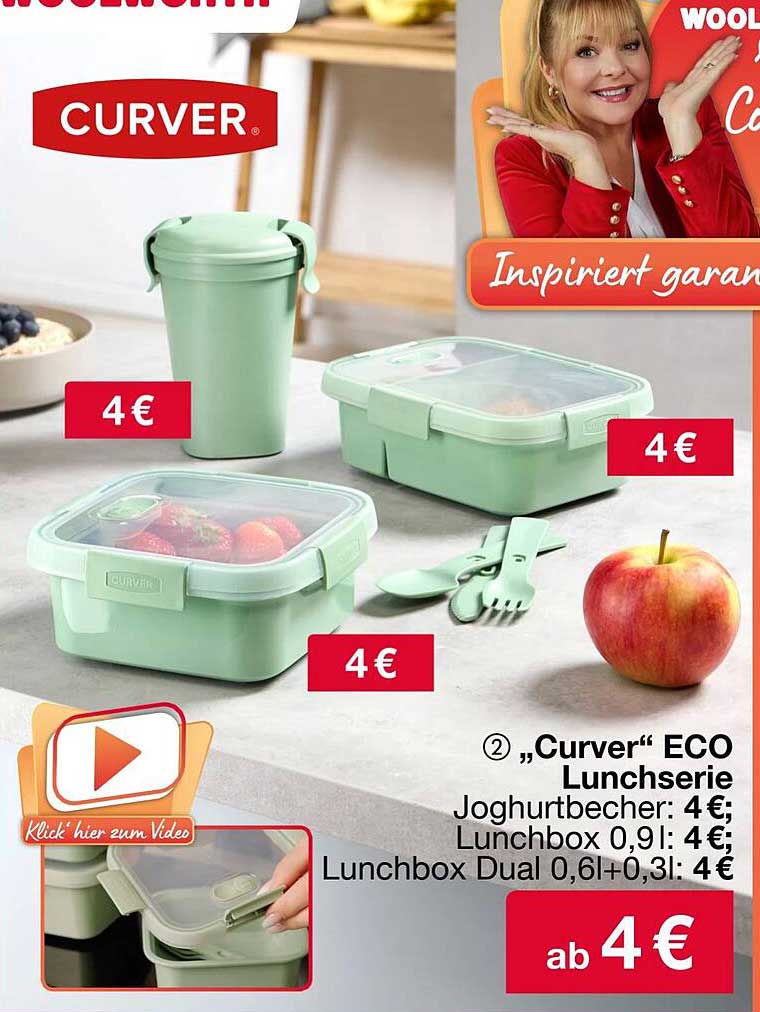 „Curver“ ECO Lunchserie - ideal für jedes Picknick und jeden Bürotag