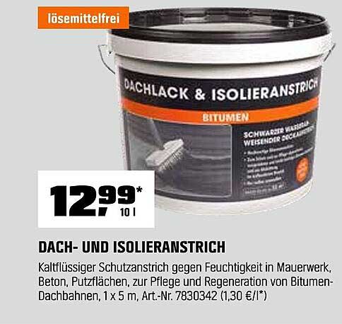 DACH- UND ISOLIERANSTRICH