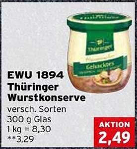 EWU 1894 Thüringer Wurstkonserve