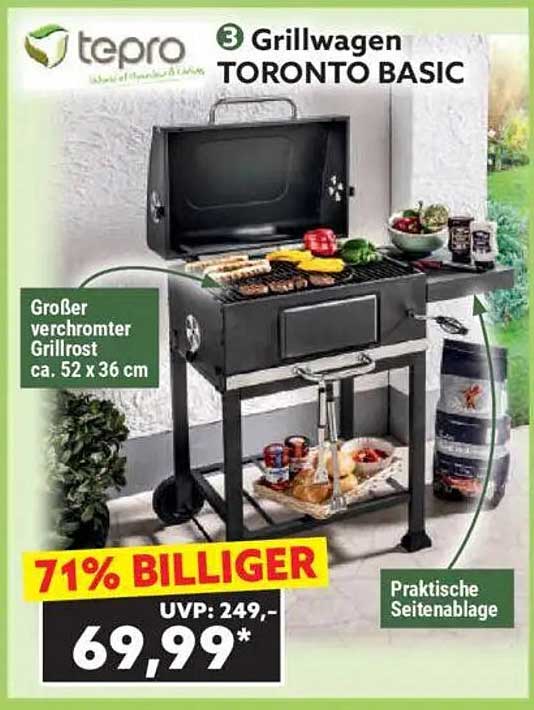 Grillwagen TORONTO BASIC von tepro