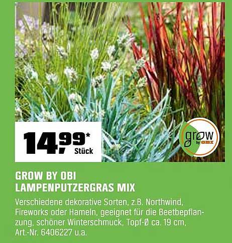 GROW BY OBI LAMPENPUTZERGAS MIX