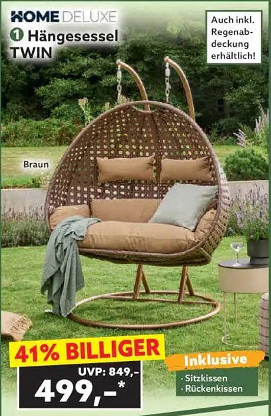 Hängesessel TWIN - Home Deluxe