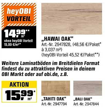 Hawai Oak Laminatboden