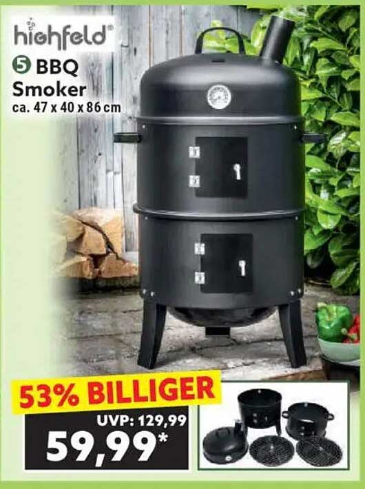 Highfeld BBQ Smoker – Ideal für Grillmeister