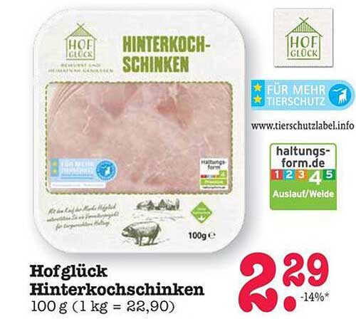 Hofglück Hinterkochschinken