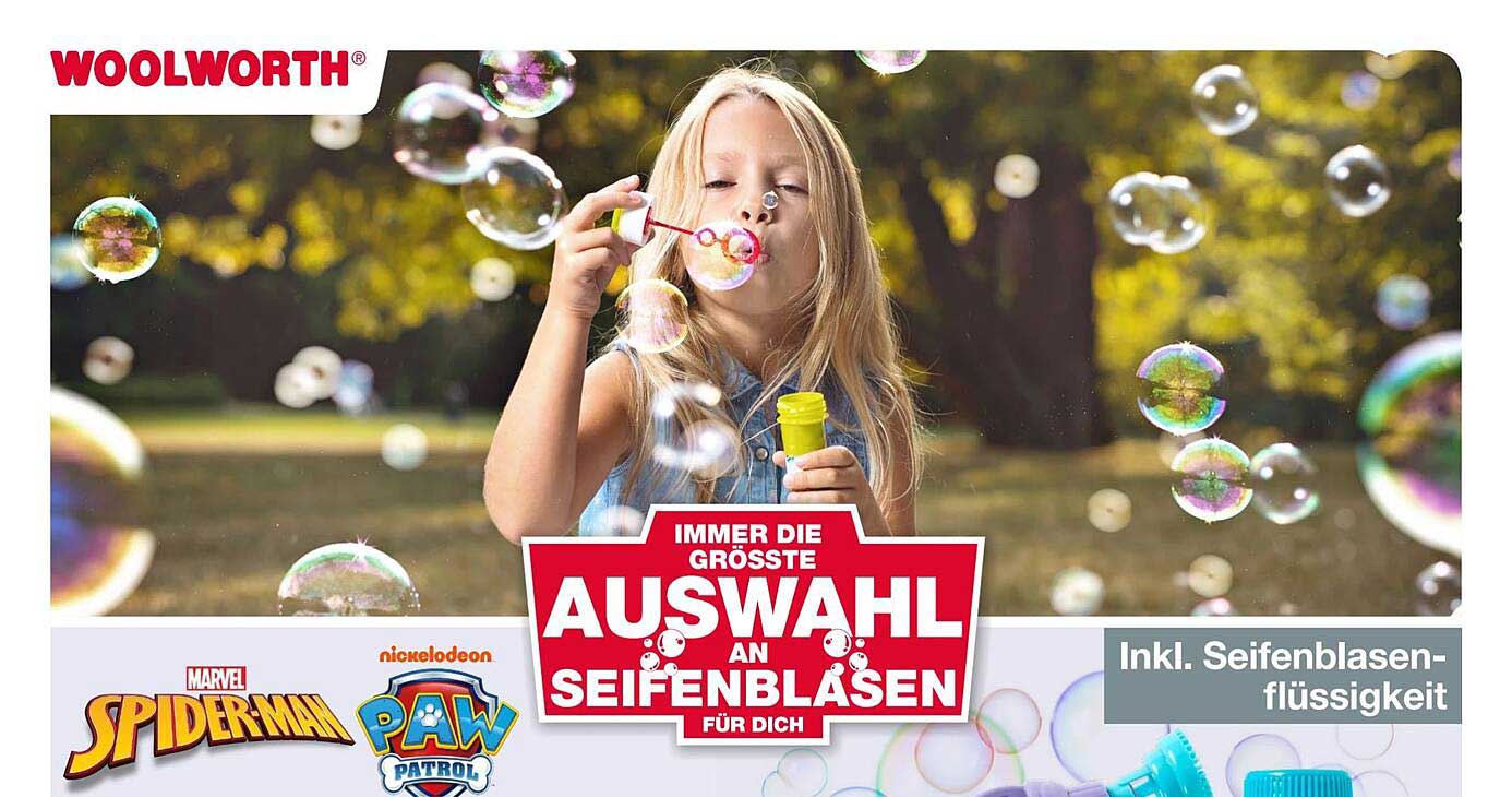 Immer die größte Auswahl an Seifenblasen