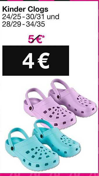 Kinder Clogs 24/25 - 30/31 und 28/29 - 34/35