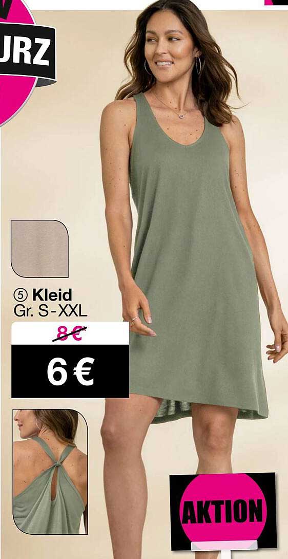 Kleid Gr. S-XXL für nur 6 € (statt 8 €)