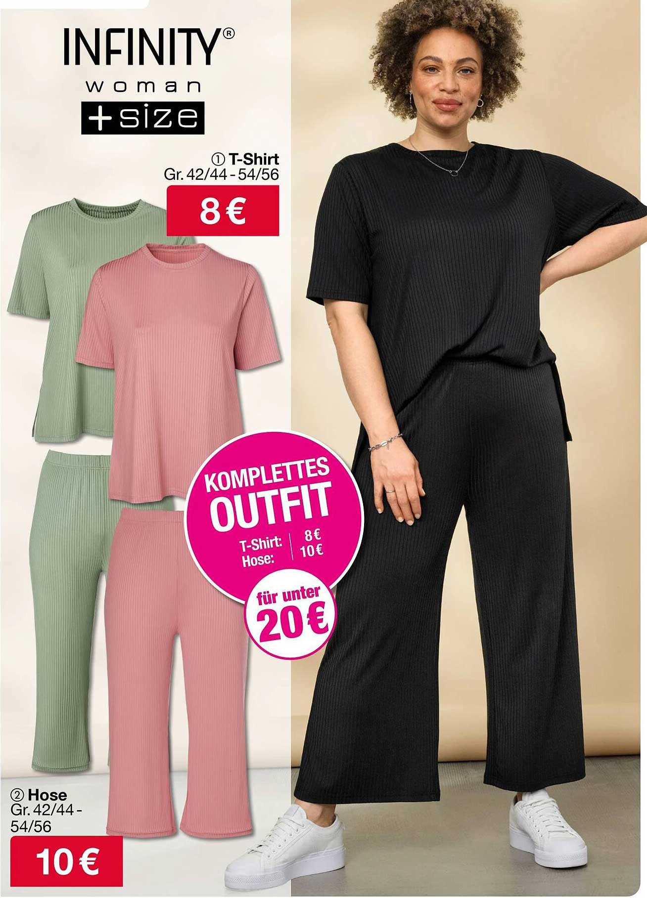 KOMPLETTES OUTFIT: T-Shirt und Hose für unter 20€