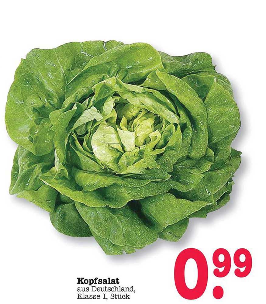 Kopfsalat aus Deutschland, Klasse I, Stück