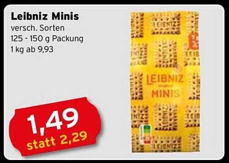 Leibniz Minis - verschiedene Sorten