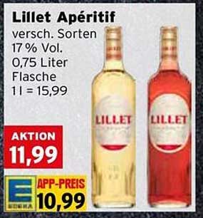 Lillet Apéritif - Verschiedene Sorten, 0,75 Liter Flasche