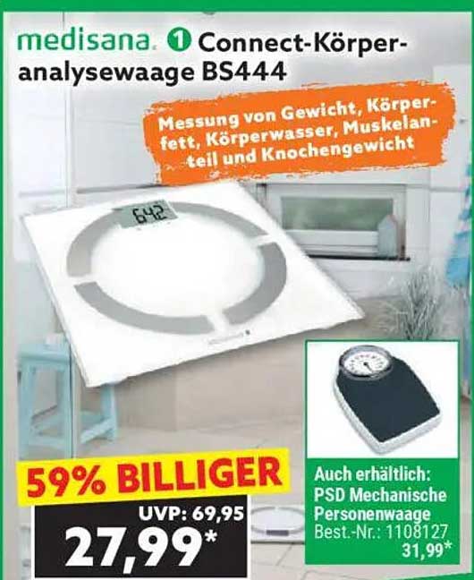 medisana Connect-Körperanalysewaage BS444