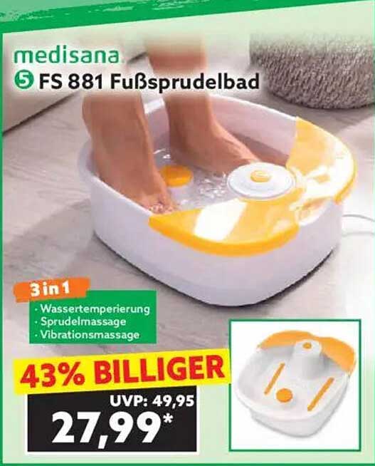 medisana FS 881 Fußsprudelbad