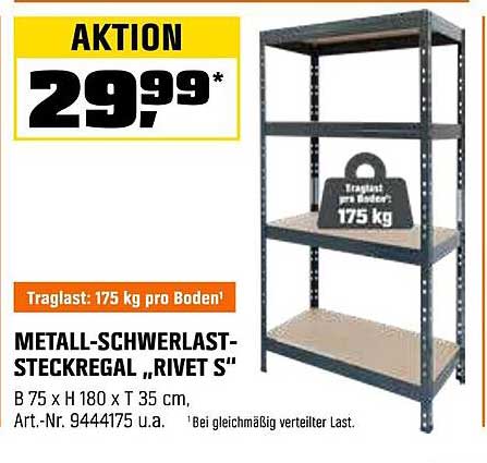 METALL-SCHWERLAST-STECKREGAL „RIVET S“