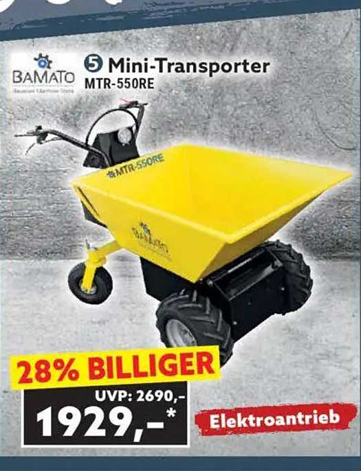 Mini-Transporter MTR-550RE von BAMATO