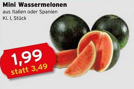 Mini Wassermelonen aus Italien oder Spanien Kl. I, Stück