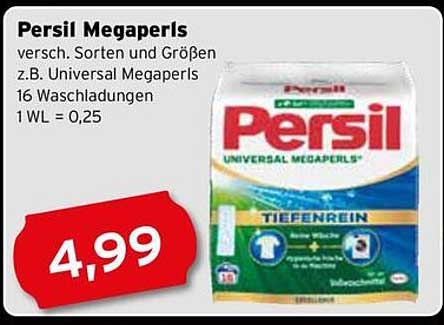 Persil Megaperls - Tiefenrein für strahlend saubere Wäsche