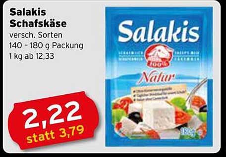 Salakis Schafskäse - Natur 880 g