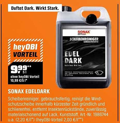 SONAX EDEL DARK Scheibenreiniger