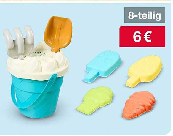Spielzeug-Eisbecher-Set, 8-teilig