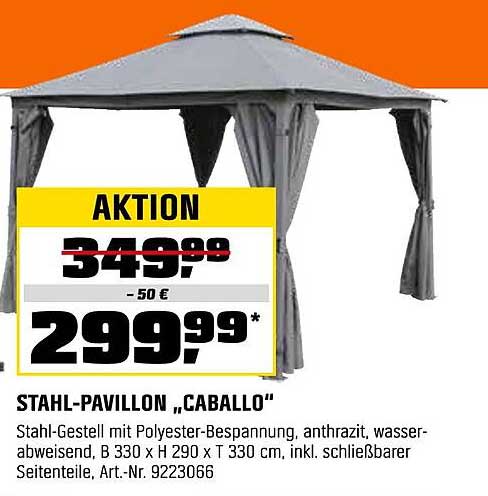 Stahl-Pavillon "Caballo"