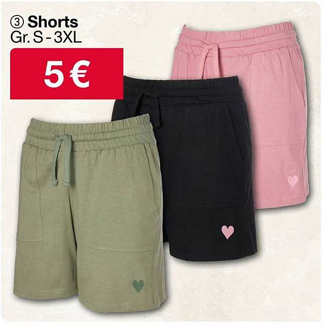 Stylische Shorts in verschiedenen Farben - nur 5 €!