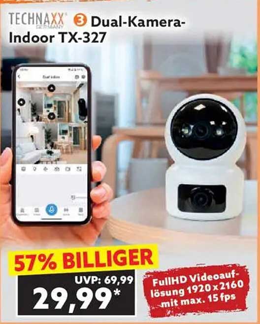 TECHNAXX Dual-Kamera-Indoor TX-327