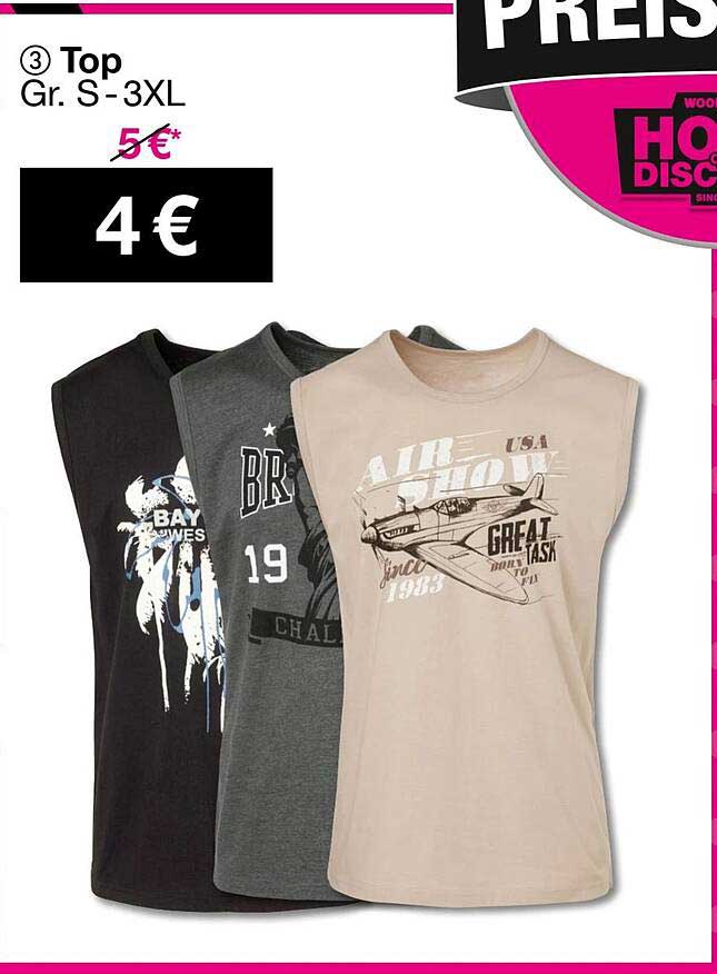 Top in verschiedenen Farben und Größen (S-3XL)