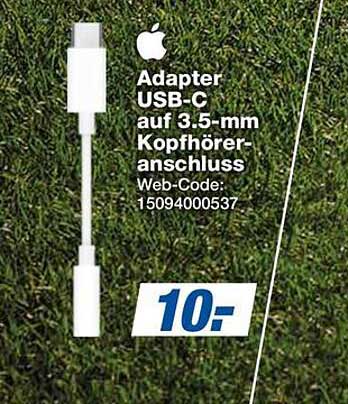 Adapter USB-C auf 3.5-mm Kopfhörer-anschluss