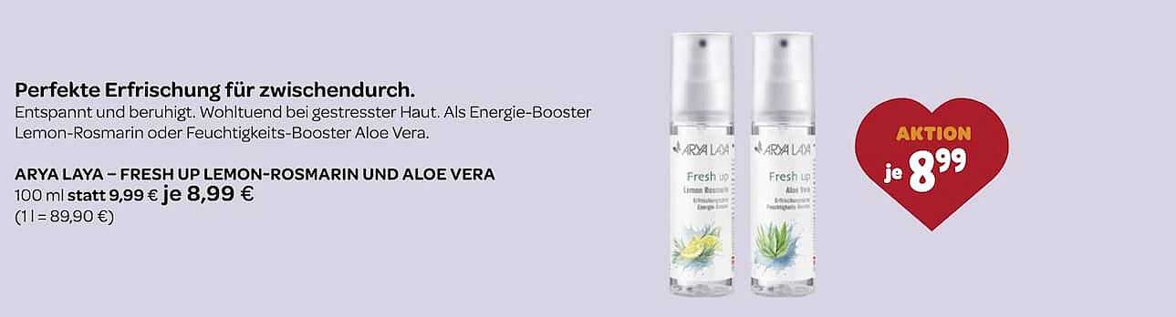 ARYA LAYA – FRESH UP LEMON-ROSMARIN UND ALOE VERA