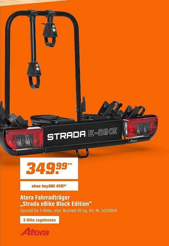 Atera Fahrradträger „Strada eBike Black Edition“