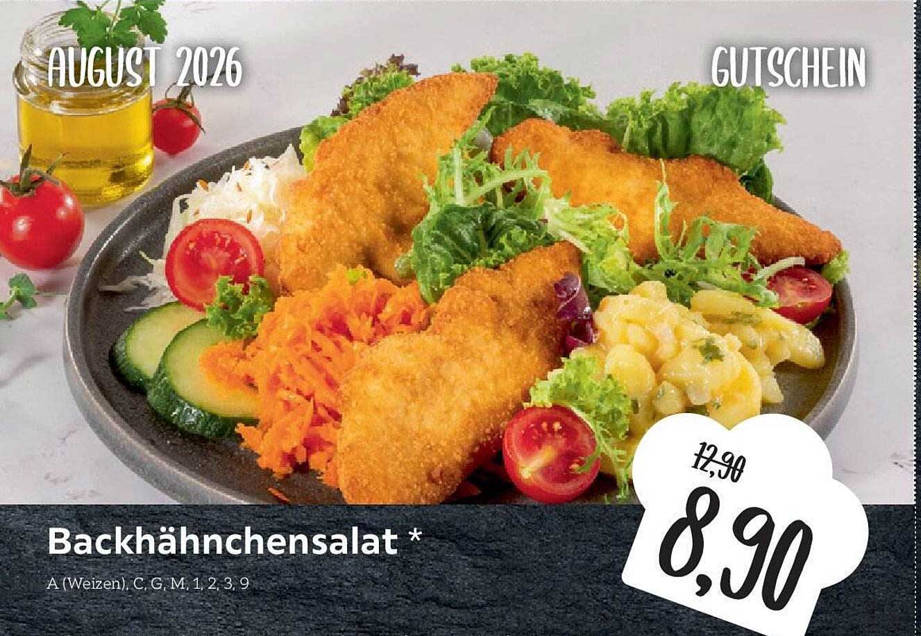 Backhähnchensalat *