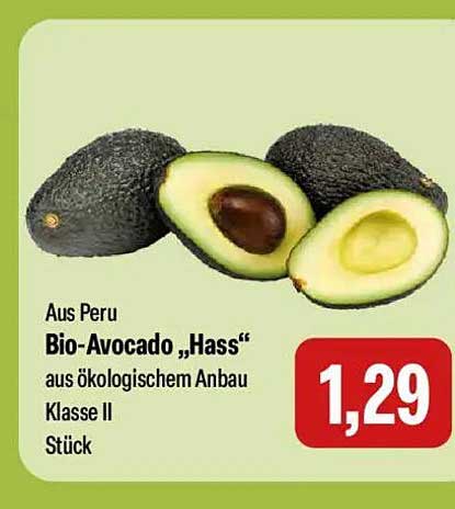 Bio-Avocado „Hass“ aus ökologischem Anbau