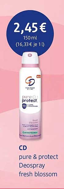 CD pure & protect Despray fresh blossom